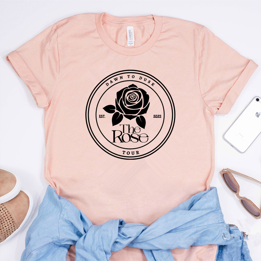 The Rose Kpop T-shirt The Rose Back To Me Shirt Korean Group Inspired Women/men Short Sleeve Tees Kim Woo-sung Jaehyeong Merch