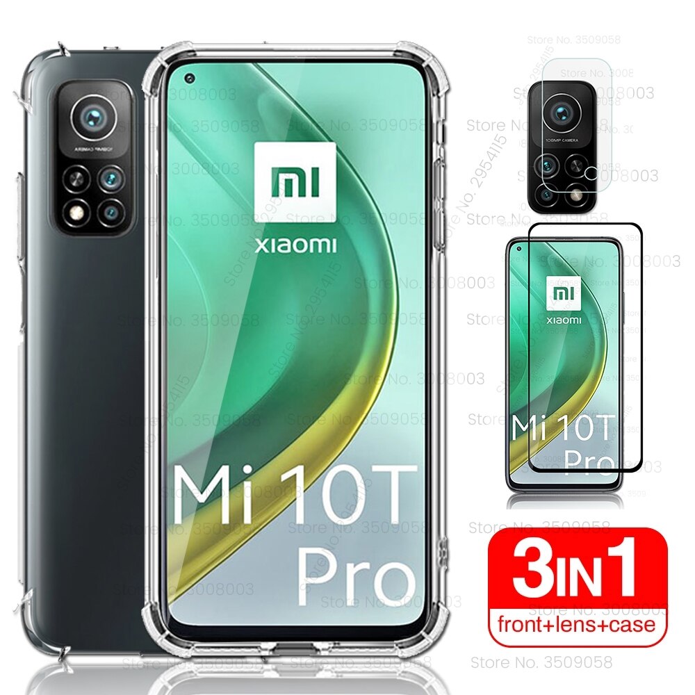 Przezroczysty, odporny na wstrząsy coque dla xiaomi mi10t mi 10t xiaomi10t zawodowiec lite lekki futerał okulary ochronne poco m3 x3 nfc aparat fotograficzny glas: poco x3 nfc