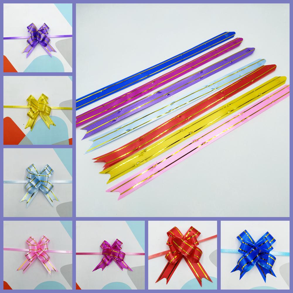 Wrap Pull Bow Confetti Bow Bow With Ribbon For Wedding Christmas Party Wrapping 2.2"Inch (70 Pcs)