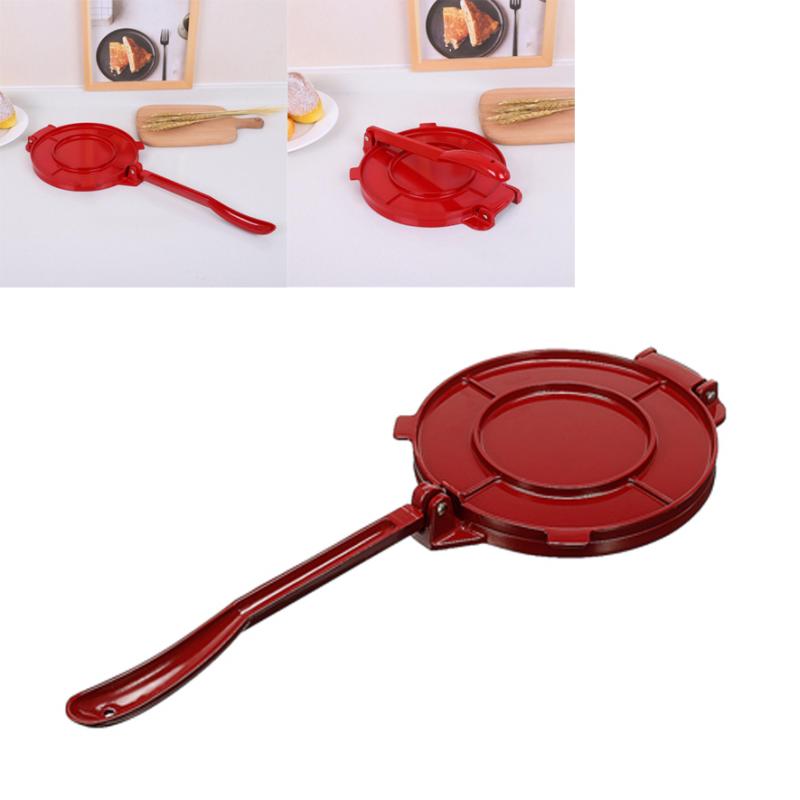 Kraftig gjutjärns tortillapress 8 tum mjöl majs tortilla maker tortilla