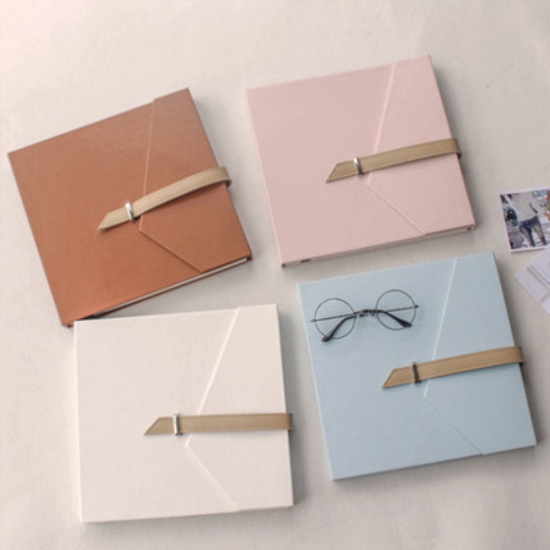Diy album lim håndlaget bryllup familie album par togbillett samling album