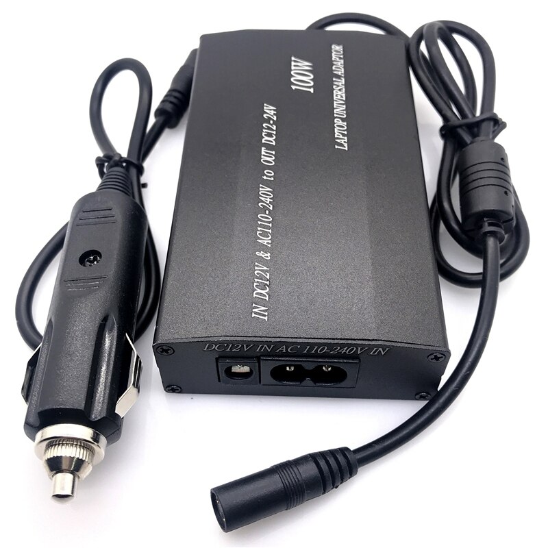 Universal 5V-24V AC Power Adapter Adjustable Car Home Charger USB5V Power Supply 100W 5A Laptop with 34Pcs DC Connector
