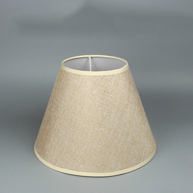 Abat-jour en toile de jute, petit abat-jour en tissu, abat-jour de lustre Empire à dos rigide