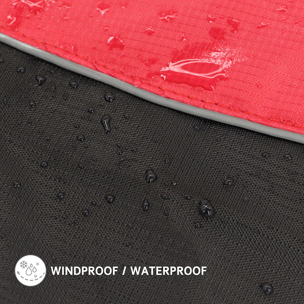 Waterdichte hondenwinterjas Reflecterend Winddicht Grote hondenkleding Zachte hondenjas Jassen Verstelbaar voor middelgrote honden Pitbull