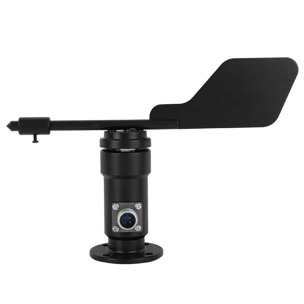 High Accuracy Wind Speed Sensor Garden Signal Output Aluminum Alloy Wind Direction Sensor Wind Vane Measuring Instrument 0-360°