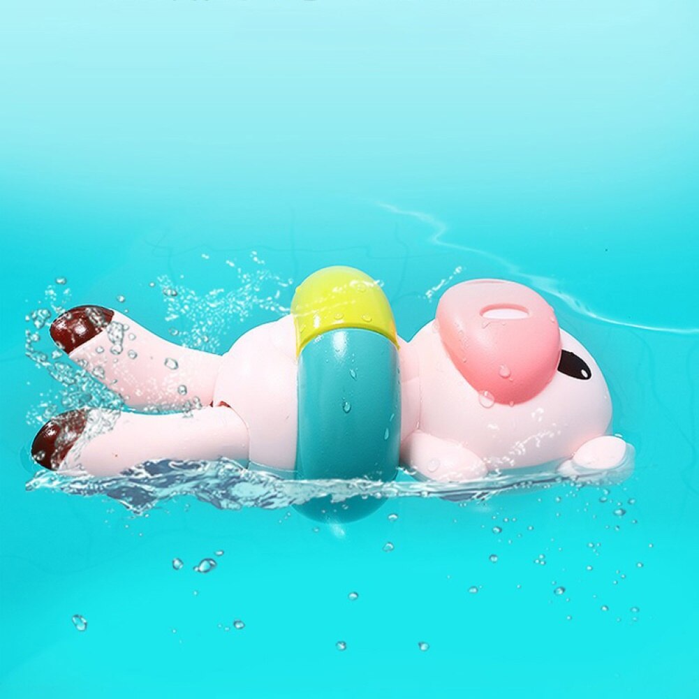 Nette Rückenschwimmen Schwimmen Schwein Ebene Wind-hoch Uhrwerk Modell freundlicher Schlecht Schwimmbad Spielzeug