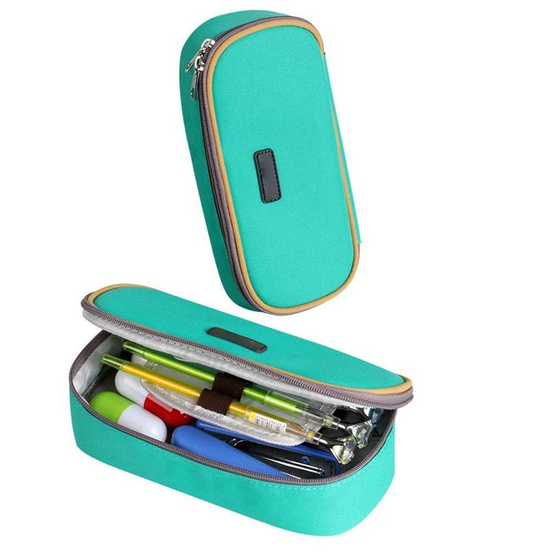 Kawaii Grote Capaciteit Multifunctionele School Etui & Zakken Canvas Pen Gordijn Doos Voor Jongen Meisje Kinderen Briefpapier Leveringen