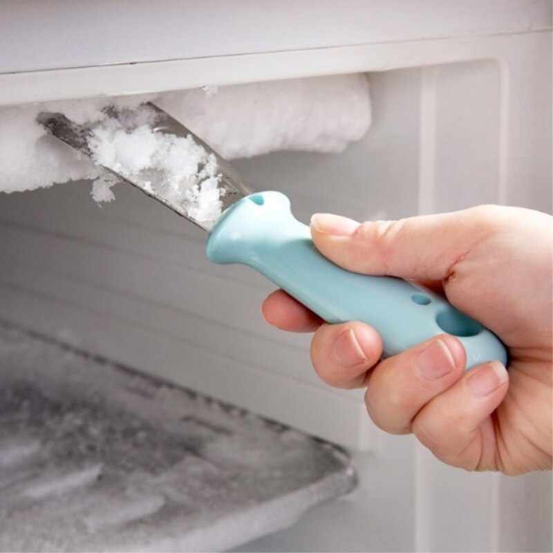 Ice Scraper Stainless Steel Fridge Freezer De-icer Removal Deicing Shovel Household Kitchen Cleaning Refrigerator Tool LYQ