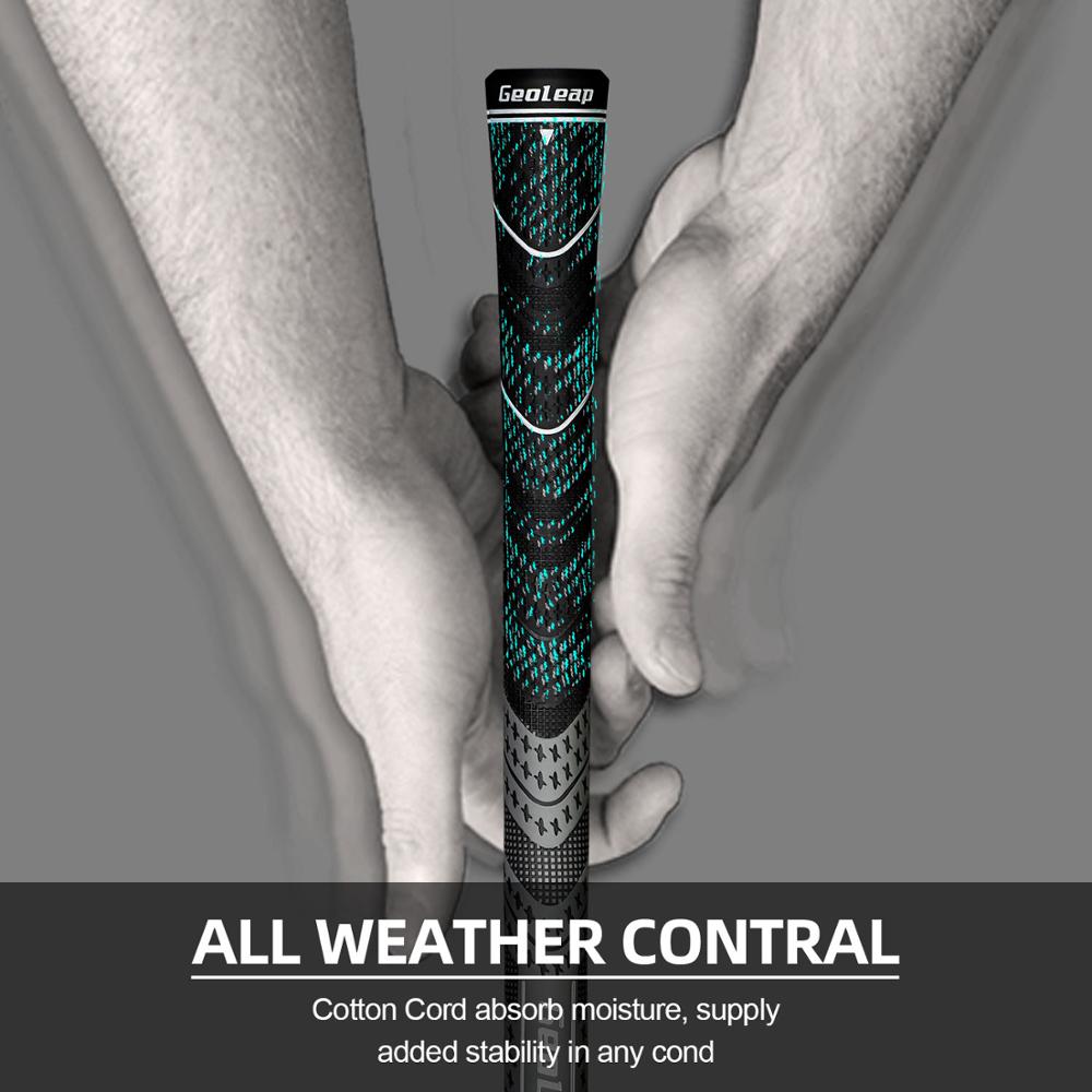 Geoleap ACE-C Golf Grips 10 Stks/partij, Hybride Golf Club Grips, Multi Samengestelde, Standaard, 10 Kleuren Optioneel,