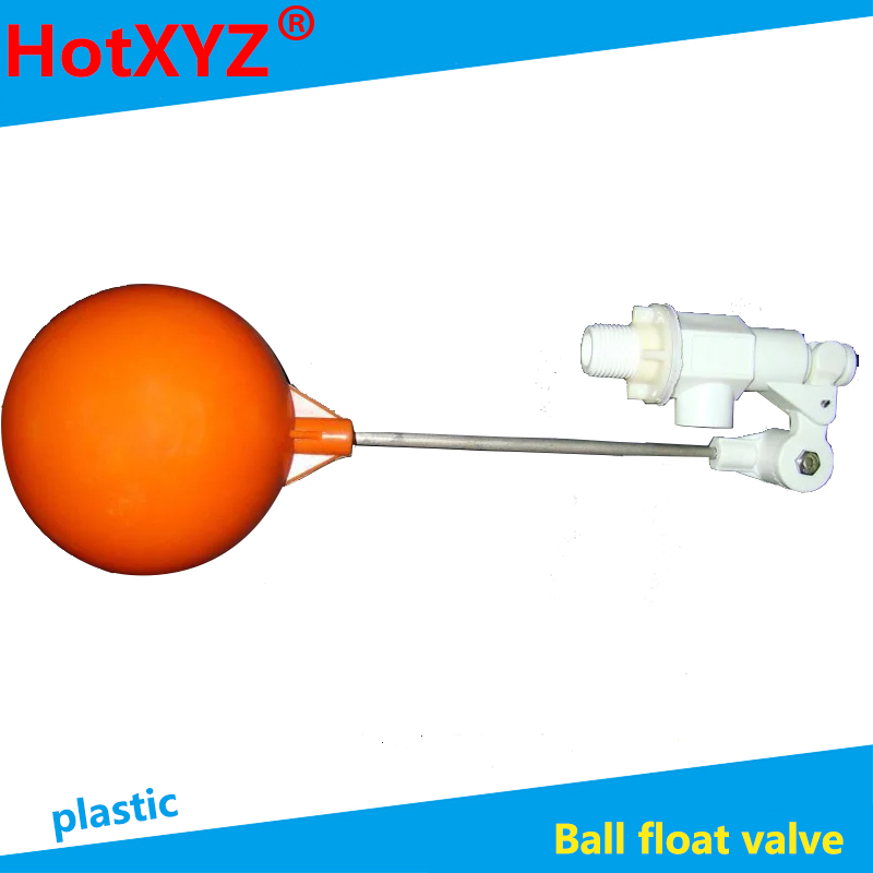 Vertical and horizontal Dual Float Valve Cold and Water Tank Floating Ball Valve Stem Flow Control Cistern 1 Pcs