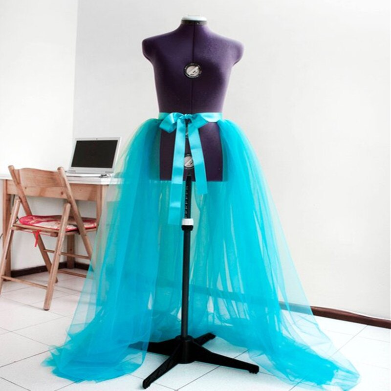 Vestido largo bohemio de gasa para mujer, faldas largas de tul con cordones, de cintura alta, para , boda y graduación