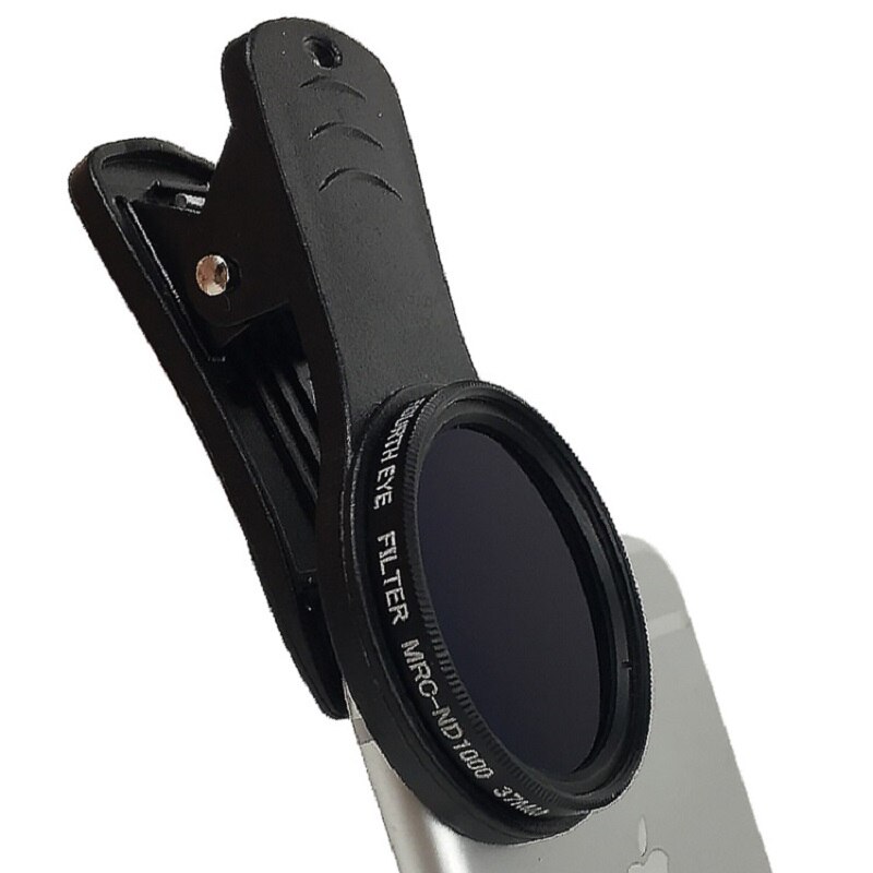 37Mm Instelbare Neutrale Dichtheid Clip-On ND2-ND400 Mobiele Telefoon Camera Filter Lens Voor Iphone Huawei Samsung Android Ios mobiele