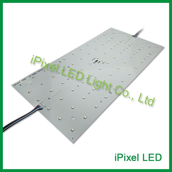 DC24V 17W 72leds DMX512 rgb led panel light ,5050 SMD aluminum led dot matrix,rigid led display