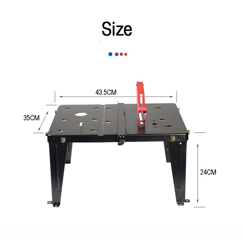 Woodworking Workbench Multi-function Portable Home Small Decoration Frame Push Table Electric Circular Saw flip Saw Table T-P03
