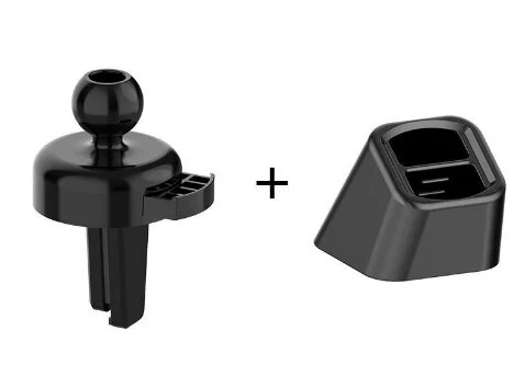 Soporte de cargador inalámbrico para coche universal, clip de salida de aire para teléfono móvil: Default Title