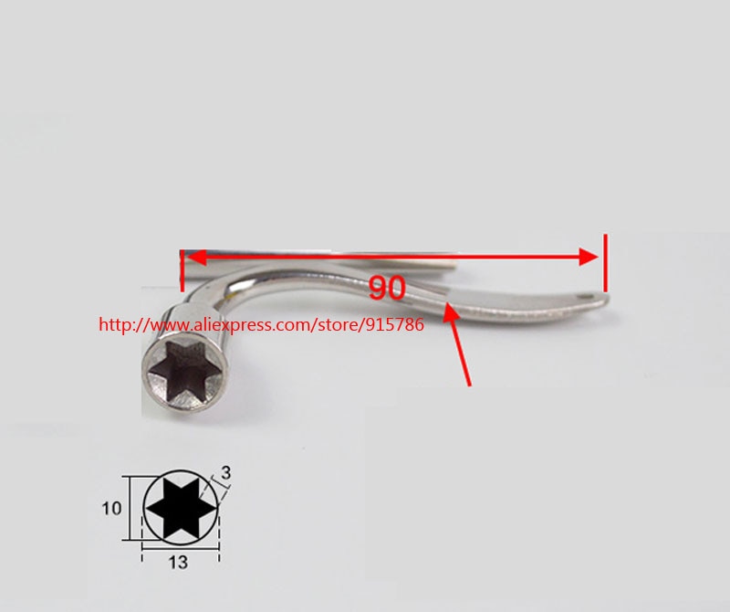 1 stks 304 Rvs Trein Inbussleutel/Railway Trein Deur Sleutel Compatibel Driehoek Sleutel