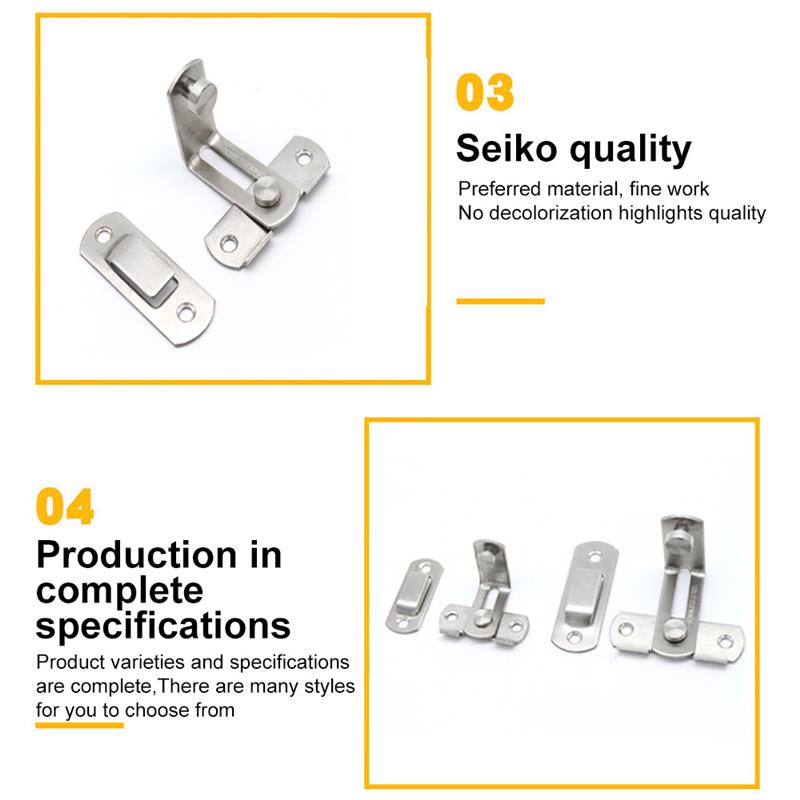 Strong anti-theft Secure 90 Degree Hasp Latches St... – Grandado