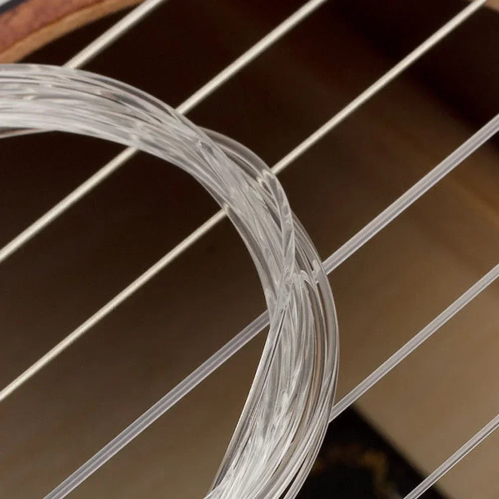 6 pièces ensemble de cordes de guitare classique remplacement en Nylon 6 pièces ensemble de cordes de guitare classique accessoires de remplacement en Nylon Tensi Normal