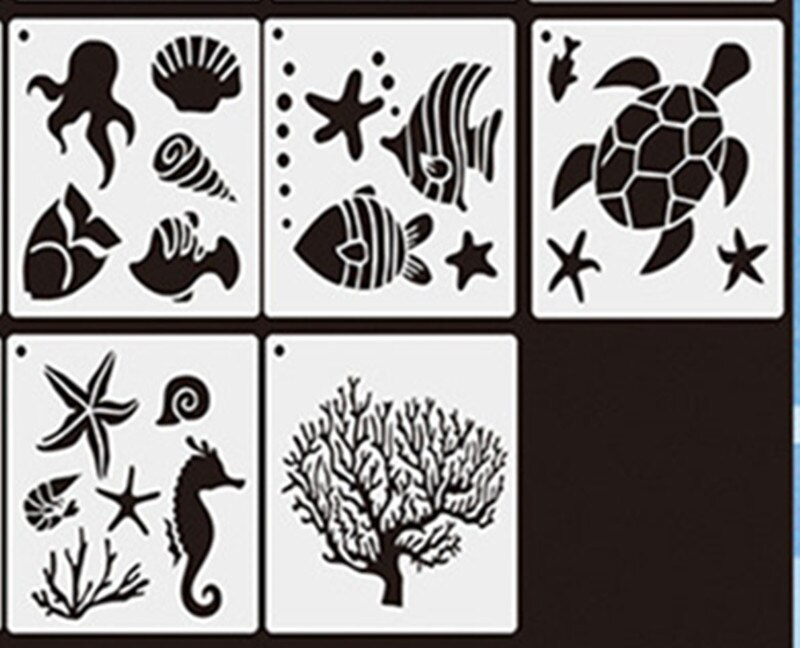 Sponge Daubers Inkpads set Finger Painting Sponge Finger Cots for Scrapbooking Decorative Painting tool Art Craft Supplies: 5pcs tortoise