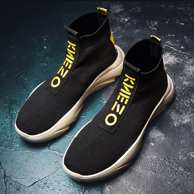 Schoenen Voor Mannen Sneakers Casual Mannen Sok Schoenen Ademend Tenis Masculino Adulto Hoge Top Man Trainers Zapatos Hombre Sapatos