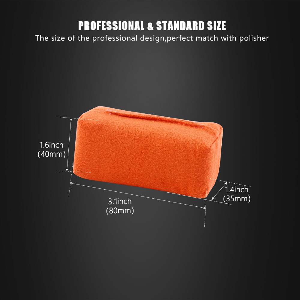 SPTA 1 st Auto Kristal Plated Auto Nanoblock Verf Coating Spons Voor Glas Film Band Keramische Detaillering Applicator