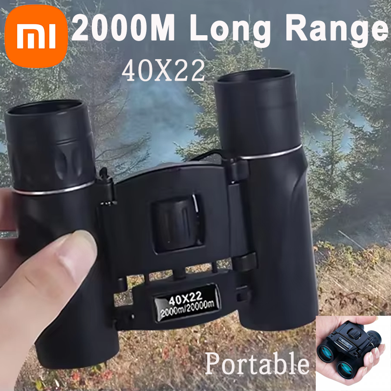 Xiaomi-prismáticos portátiles de 2000M/20000M, 40x22, gran aumento, HD, Mini tubo recto, telescopio para fotografía al aire libre, Camping