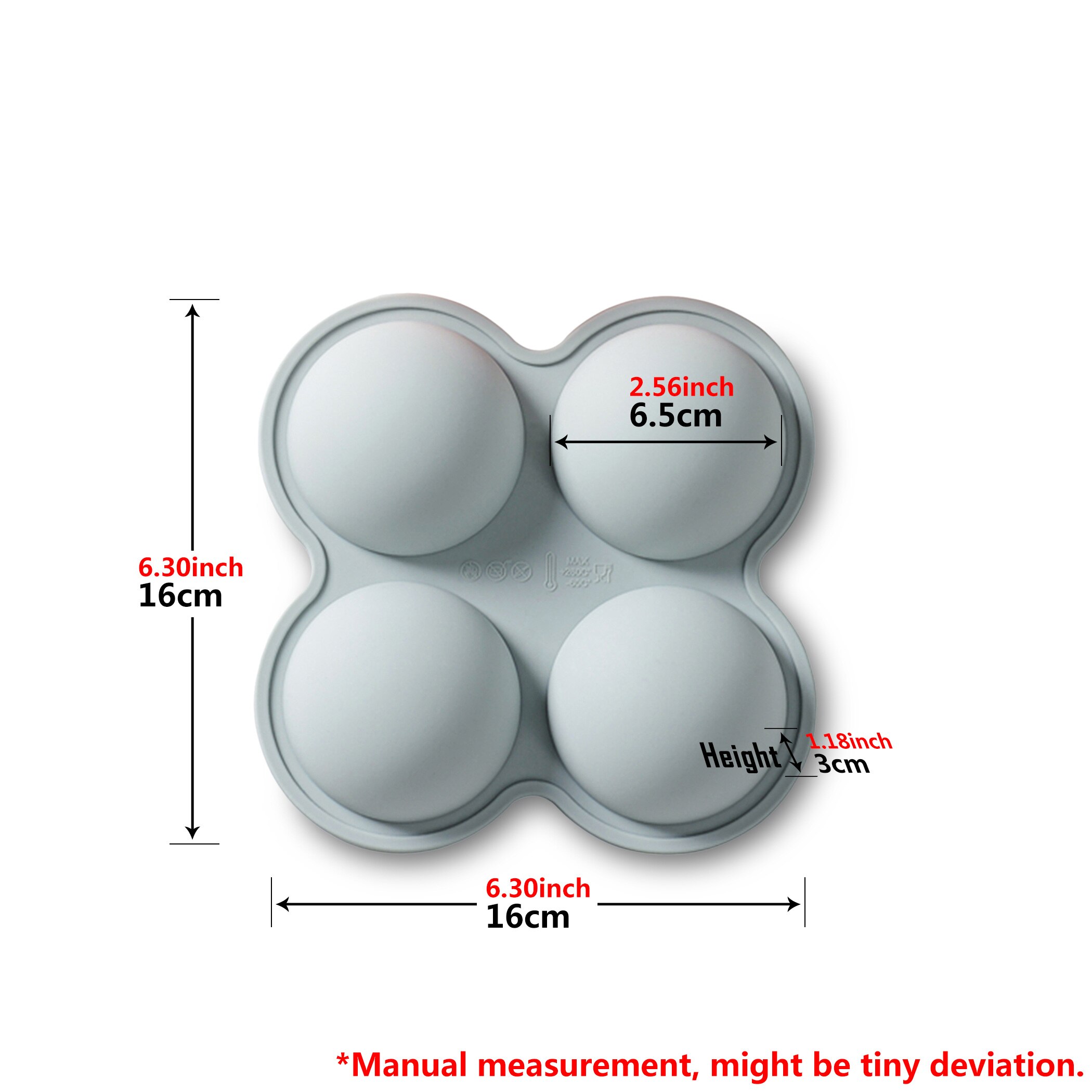 Kinds Baking Mold Silicone Oven DIY Non-Stick Heat Resisting Chocolate Pudding Cookie Biscuit Ice Pastry Cake Baking Cooking: 191C01 Light Blue