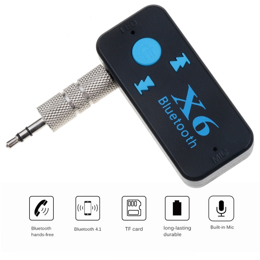 Draagbare Bluetooth 5.0 Audio-ontvanger Mini 3.5Mm Hifi Aux Stereo Bluetooth Voor Tv Pc Draadloze Adapter Voor Auto Speaker hoofdtelefoon