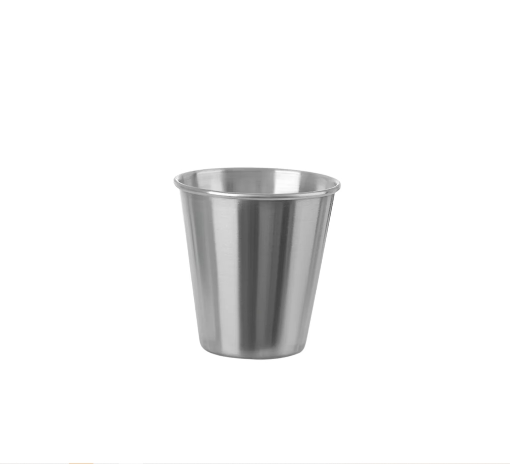 Stainless Steel Metal Cup Beer Cups White Wine Glass Coffee Tumbler Travel Camping Mugs Drinking Tea Mug Set Outdoor: MULTI / 201-300ml
