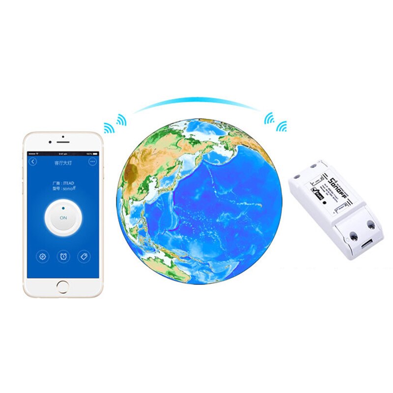 Sonoff Basic Wifi Switch DIY Wireless Remote Light Timer Smart Home Automation Relay Module Shell Controller Automation Modules