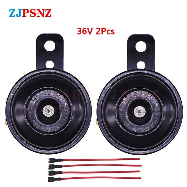 Car Snail Horn 6V 12V 24V 36V 48V 60V 72V Electric Air Horn Motorcycle Scooters Truck e-Bike Waterproof Snail Horns Super Sound: 36V 105db 1.5A 2Pcs