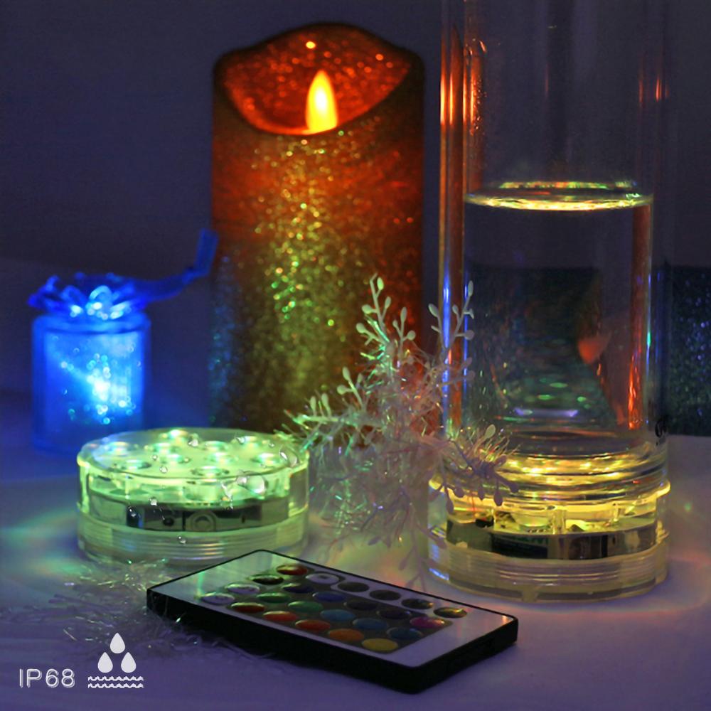 13 Led Rgb Zwembad Verlichting Waterdichte Afstandsbediening Dompelpompen Lichten Onderwater Night Lamp Tuin Zwembad Licht Voor Aquarium