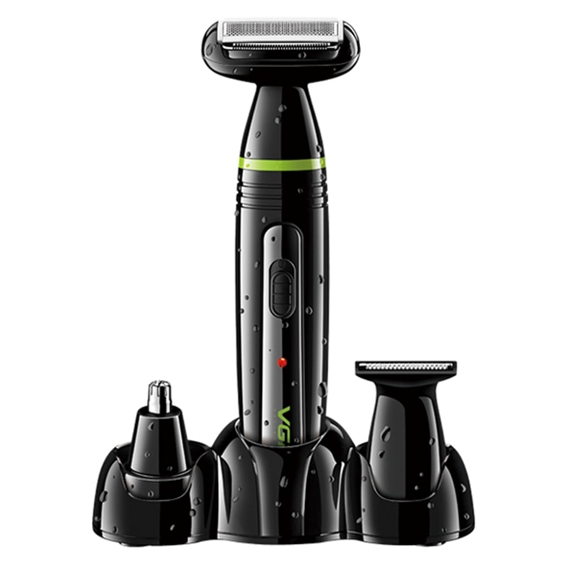 waterproof electric shaver face body shaving machine beard electric razor wet dry body shaver for men grooming kit