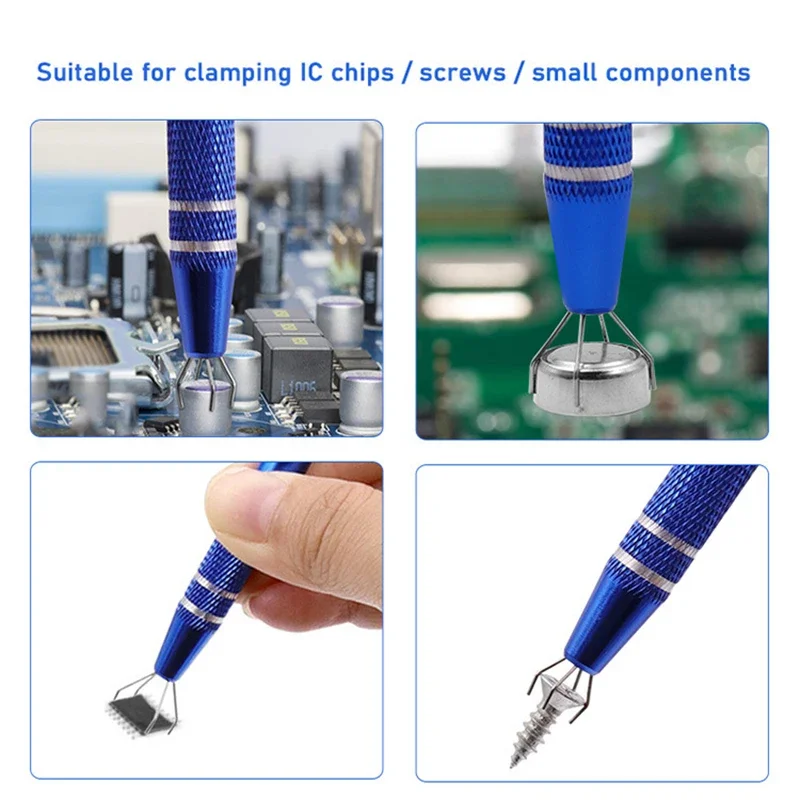 IC Chip Remover Tool Elektronische Komponente Extractor Puller Diamant Schmuck Klaue Pinzette für Kleinteile Pickup Handwerkzeuge