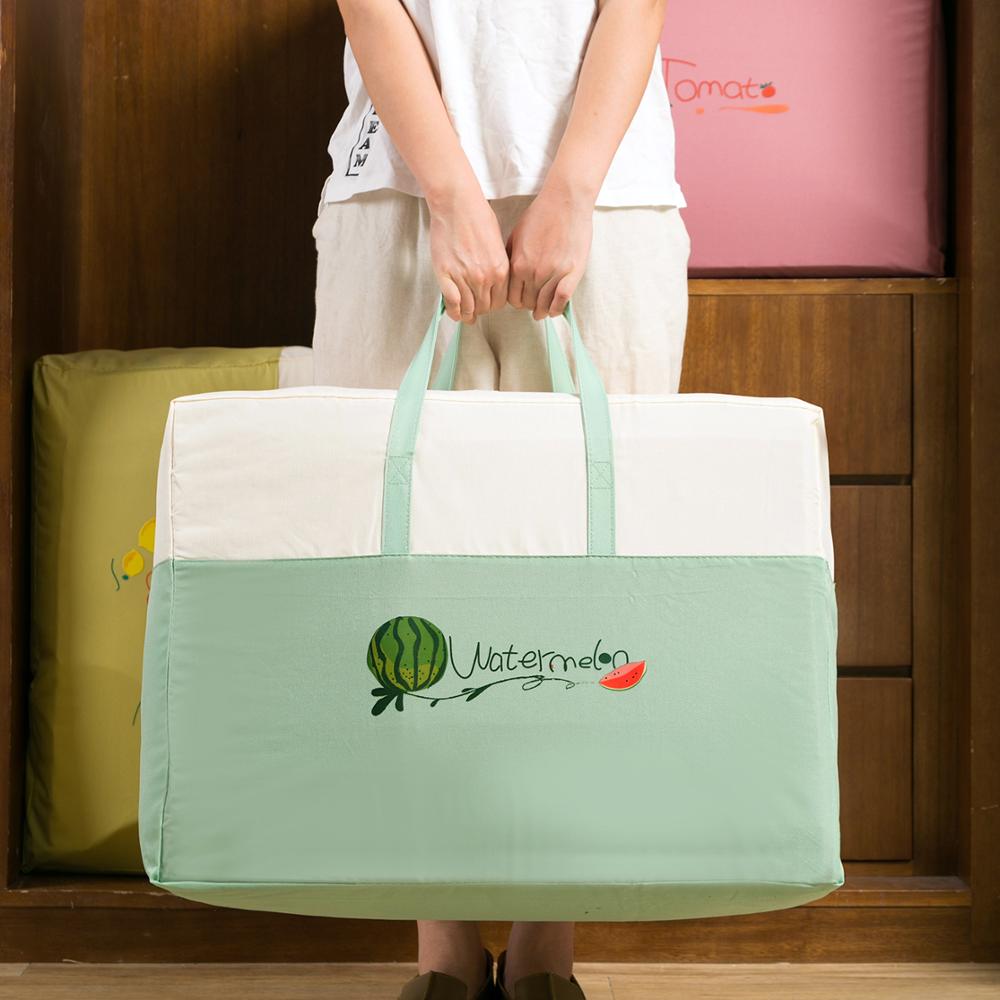 Sac de rangement pour vêtements couverture, sac de rangement pour vêtements couverture, boîte de rangement pour vêtements couette oreiller sacs de rangement pour bagages de voyage housse anti-poussière 1pc