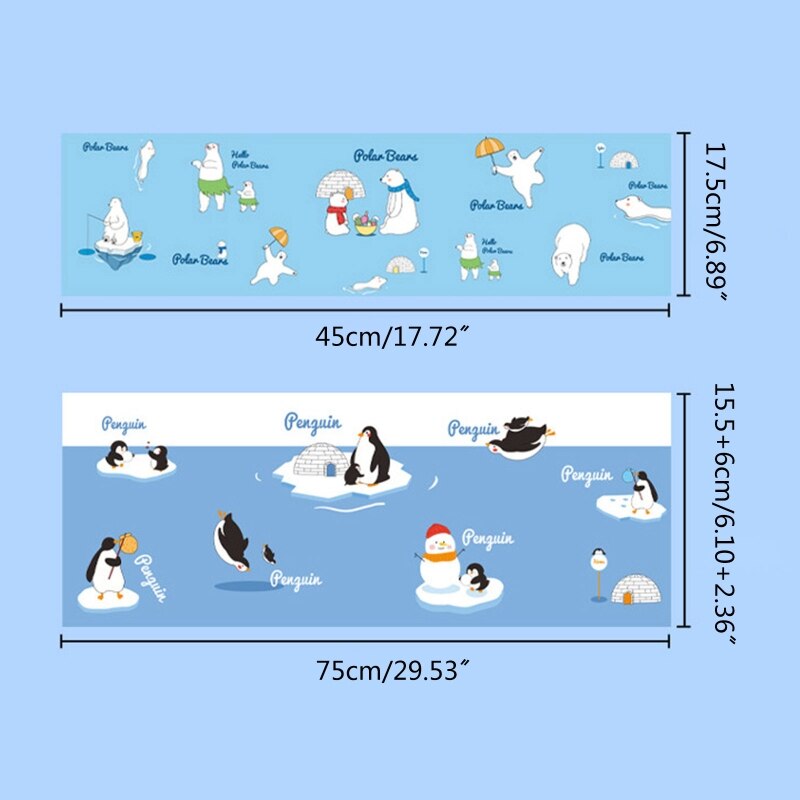 A0KE Reusable Ice Pack Washable Light Ice Wrap Kitchen Cooling Tool with Cloth Material for Home Office 2 Styles