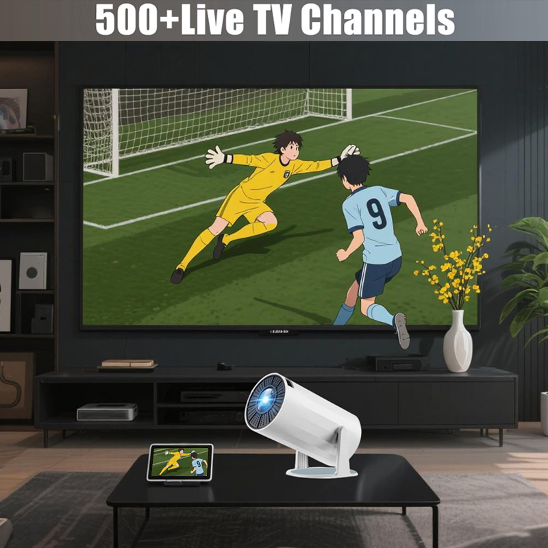 Portable projector,  x8 high-resolution projection handheld projector, birthday gift, christmas gift