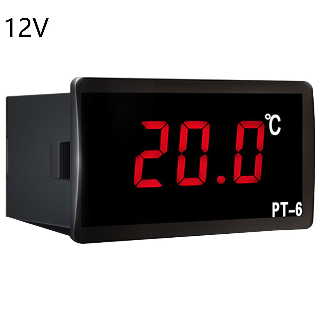 PT-6 Embedded Digital Temperature Meter Vaccine Box Thermometer withTemperature Sensor: 12V