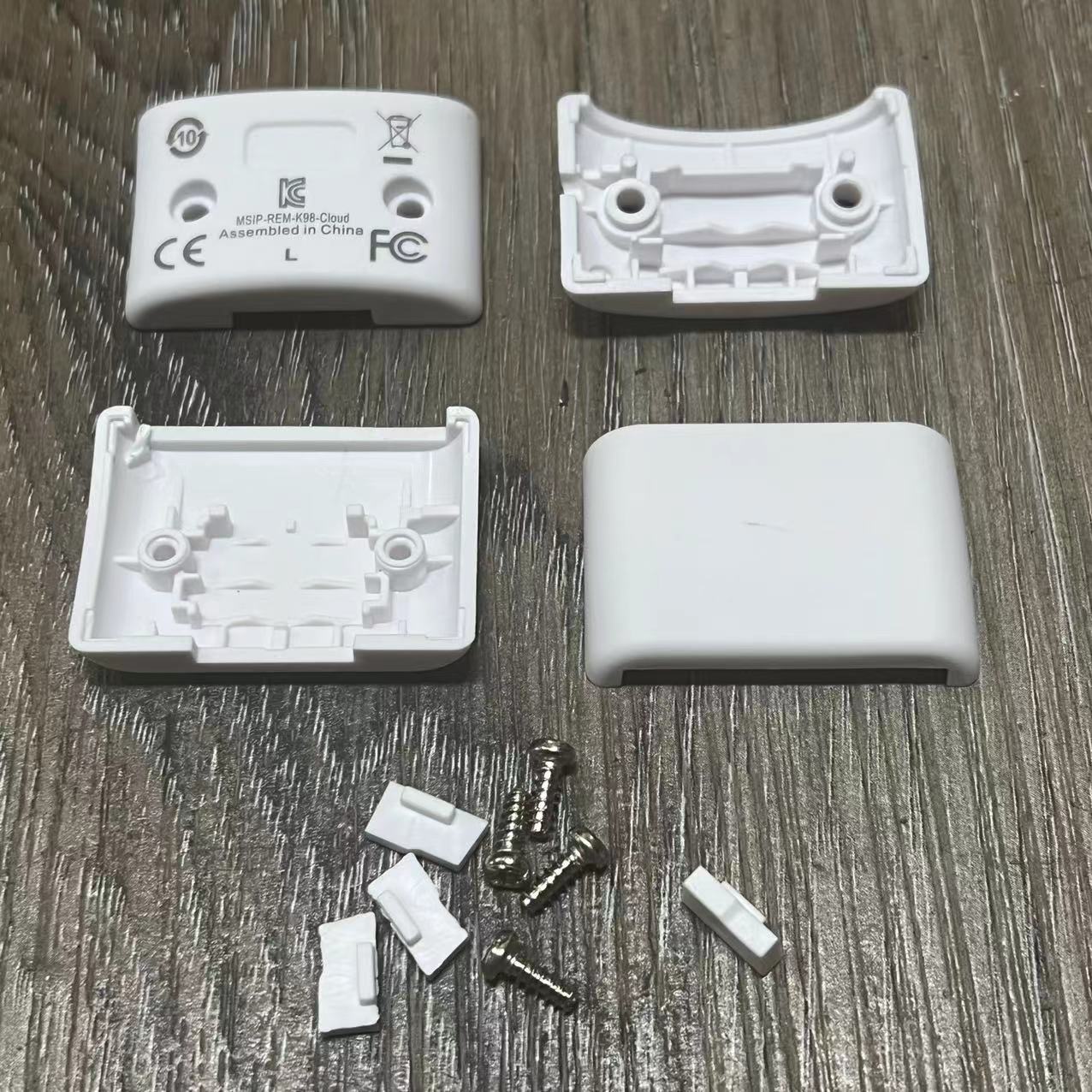 Fivela de dobradiça de plástico para hyperx cloud core dts/pode prata/pode ii, peças de reposição para fones de ouvido com fio