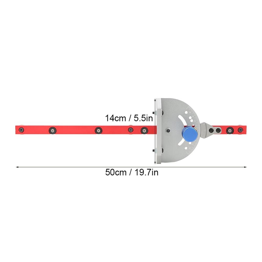 Durable DIY General Router Miter Gauge Table Saw Ruler DIY Miter Gauge Practical Woodworking Tool for Woodworker Sawing