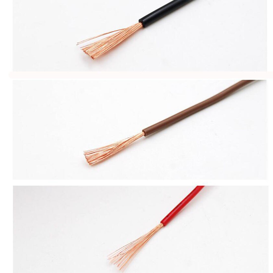 Venstpow 10 Meters/partij 17AWG Rv Draad 1.0Mm Multi-Strand Flexibele Gestrande Koord Elektrische Apparatuur Koperen Kern Pvc Draad diy