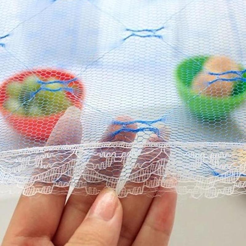 Duurzaam ademend gaas paraplu voedselhoes picknick keuken klamboe tafel tent gaas voedselhoes keukengereedschap willekeurige kleur