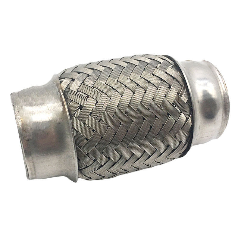 1.5" x 4" Stainless Steel Exhaust Flex Pipe Double Braid Braided Flexi Flexible