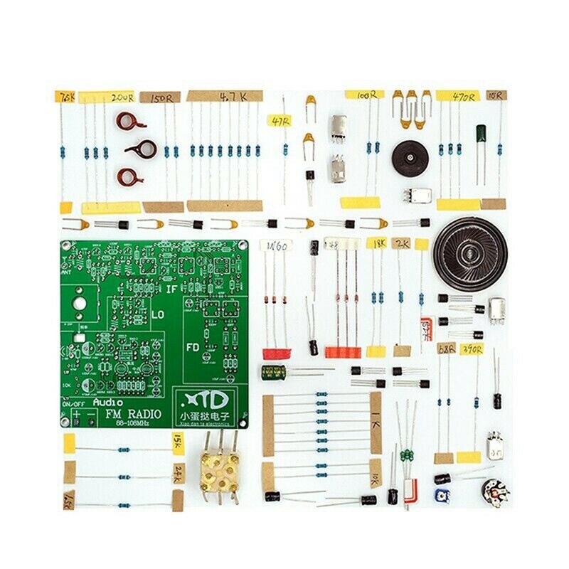 DIY KIT 88-108Mhz FM Radio Kit FM Radio DIY Radio Receiver Kit Fully Discrete: Default Title