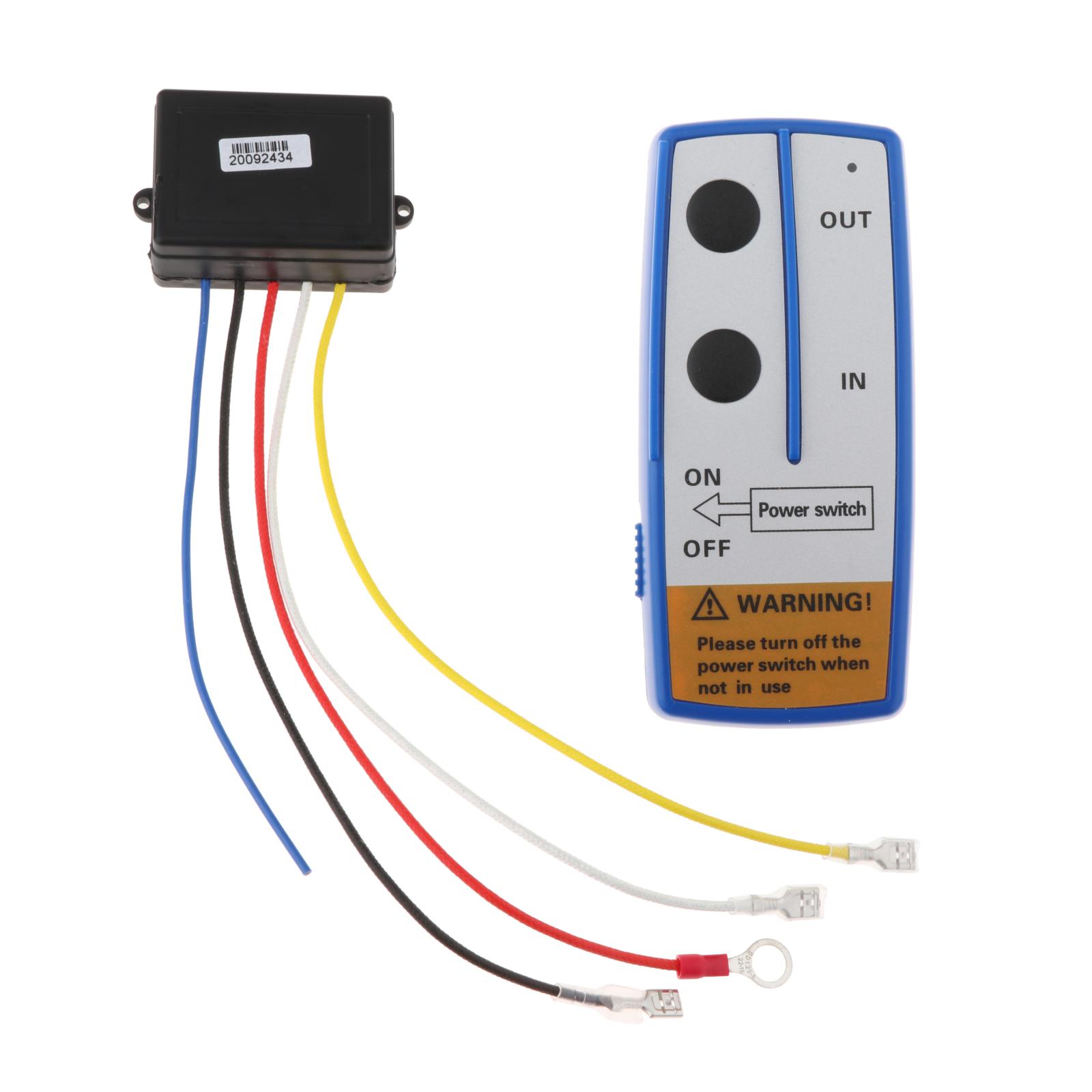 12V Wireless Winch Remote Control Universal for Easy to Install