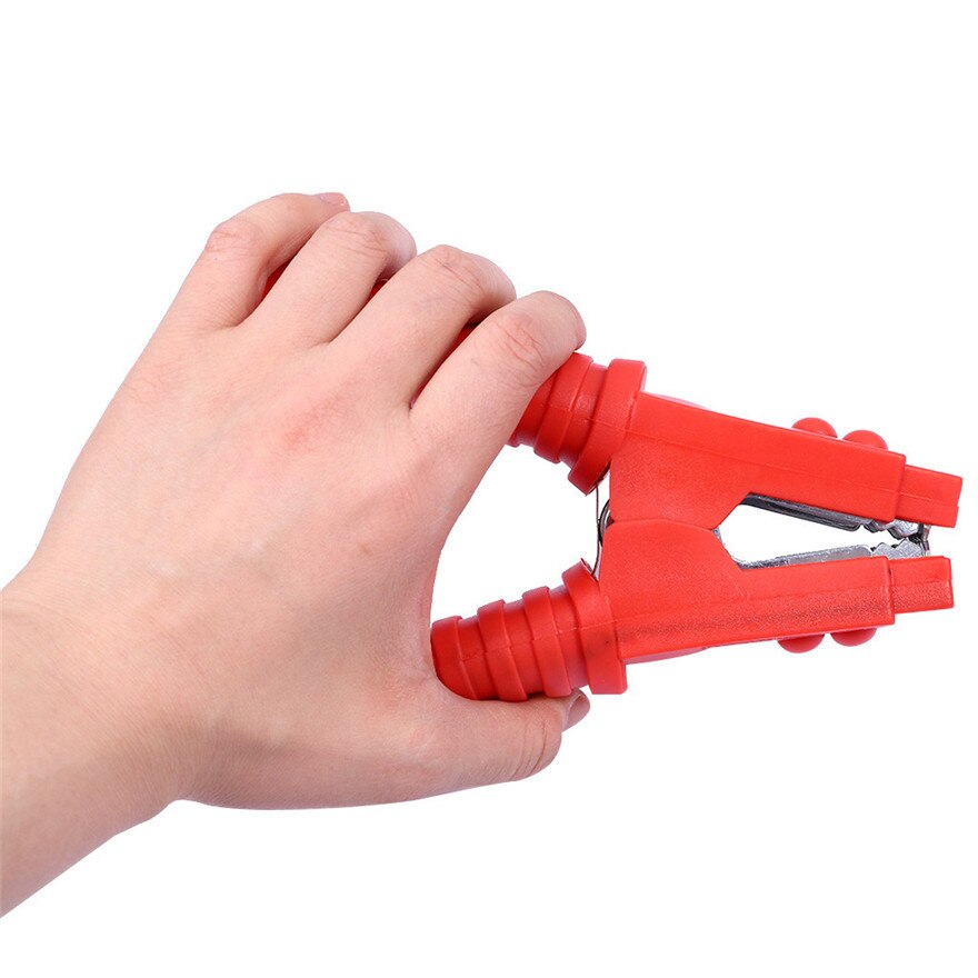 2pcs 600A Battery Clips Booster Test Clamps For Car Battery Cable Starter RD/BK Durable Practical Item l0507