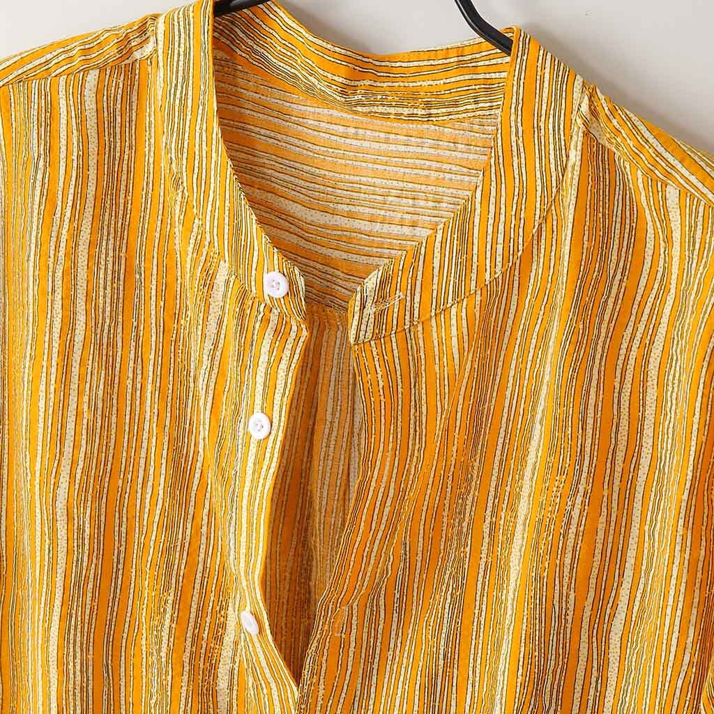 Chemise homme eté hawaïen imprimé chemises Streetwear col montant bande imprimé manches courtes petit haut M-3xl Chemise de plage Chemise