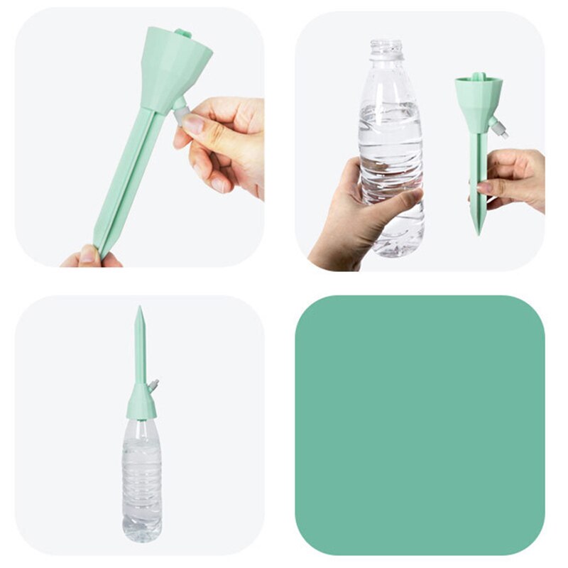 3Pcs Plant Self Watering Adjustable Stakes System Vacation Plant Waterer Self Automatic Watering Spikes Irrigation System