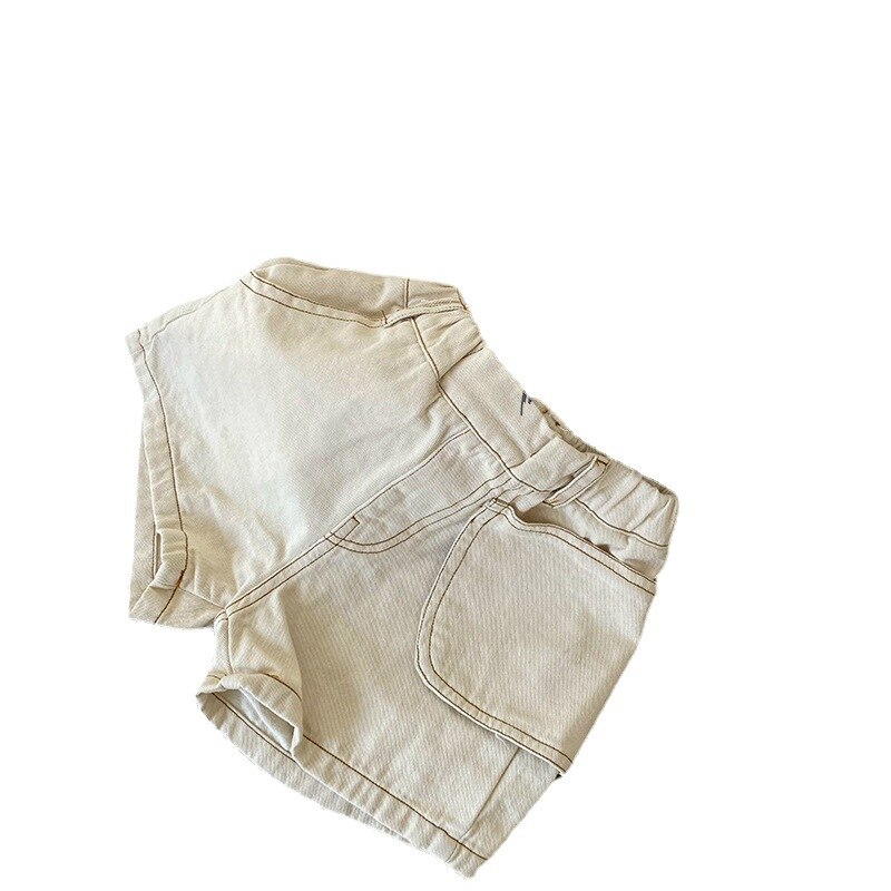 2013B Jungen und Mädchen kurze Hose Hosen Denim kurze Hose freundlicher Sommer Hosen Koreanische verlieren Tasche Hosen
