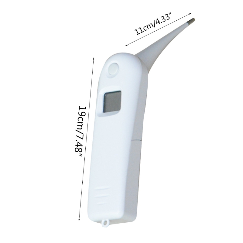 Thermomètre avec sonde pour animaux de compagnie, pour une détection précise de la température, adapté aux chats et chiens, écran LCD